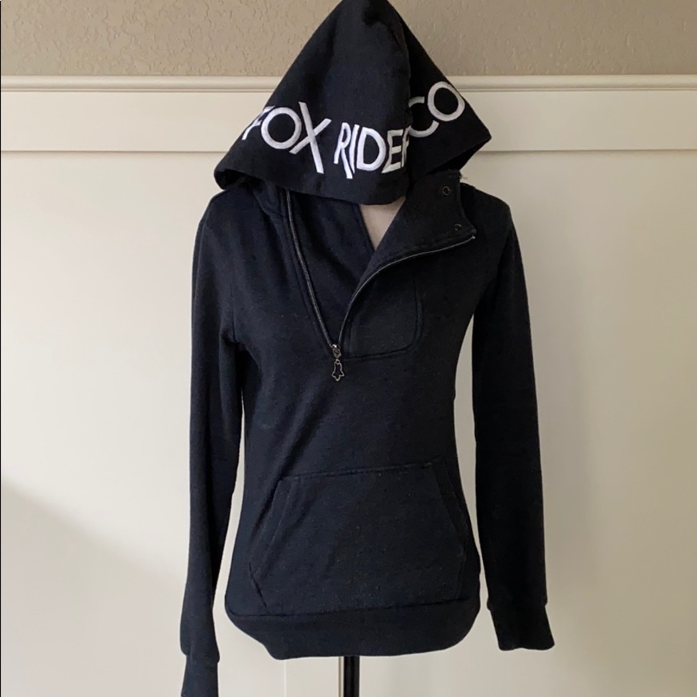 Fox Riders Co half zip hoodie